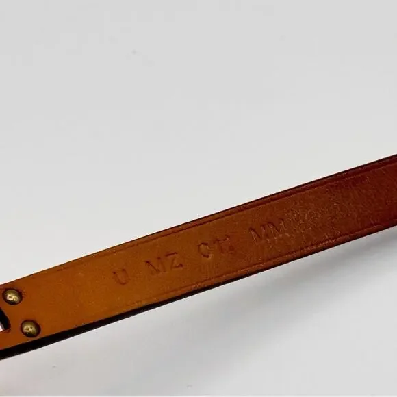 Hermes Mini Kelly Double Tour Brown Calfskin Leather Rose Gold Plated Bracelet - Picture 8 of 11